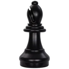 MegaChess 13 Inch Dark Plastic Bishop Giant Chess Piece