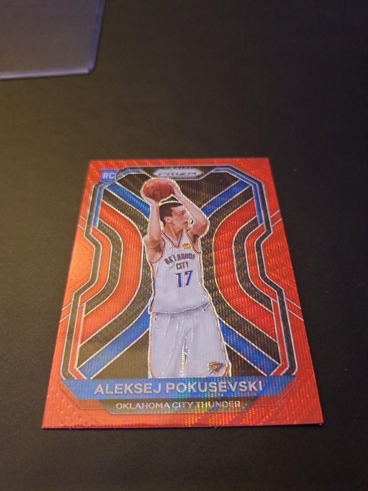 2020-21 Panini Prizm Basketball #264 Aleksej Pokusevski RC Rookie Ruby Red Wave