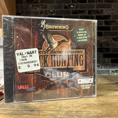 Duck Hunting PC Video Game Browning Duck Hunting Club Hunting Experience CD ROM