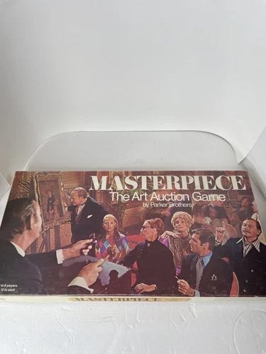 Vintage 1970 Masterpiece The Art Auction Board Game Parker Bros ~ 100% COMPLETE!