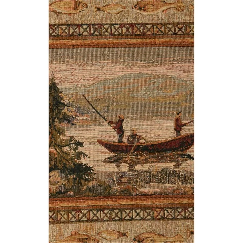 Otomana American Furniture Classics 26,5" microfibra Alpine Lodge en marrón Foto 3 de 4