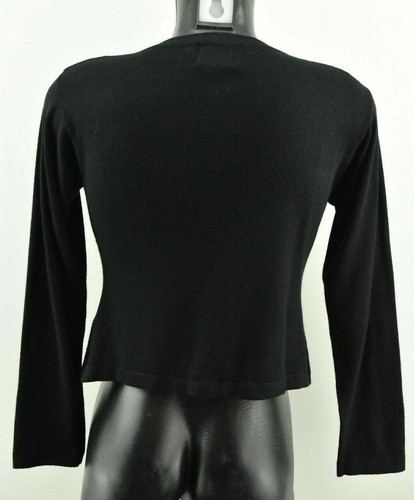MASAI Clothing Women`s Shirt Long Sleeve Round Neck Blouse Black Top size S - Picture 4 of 9