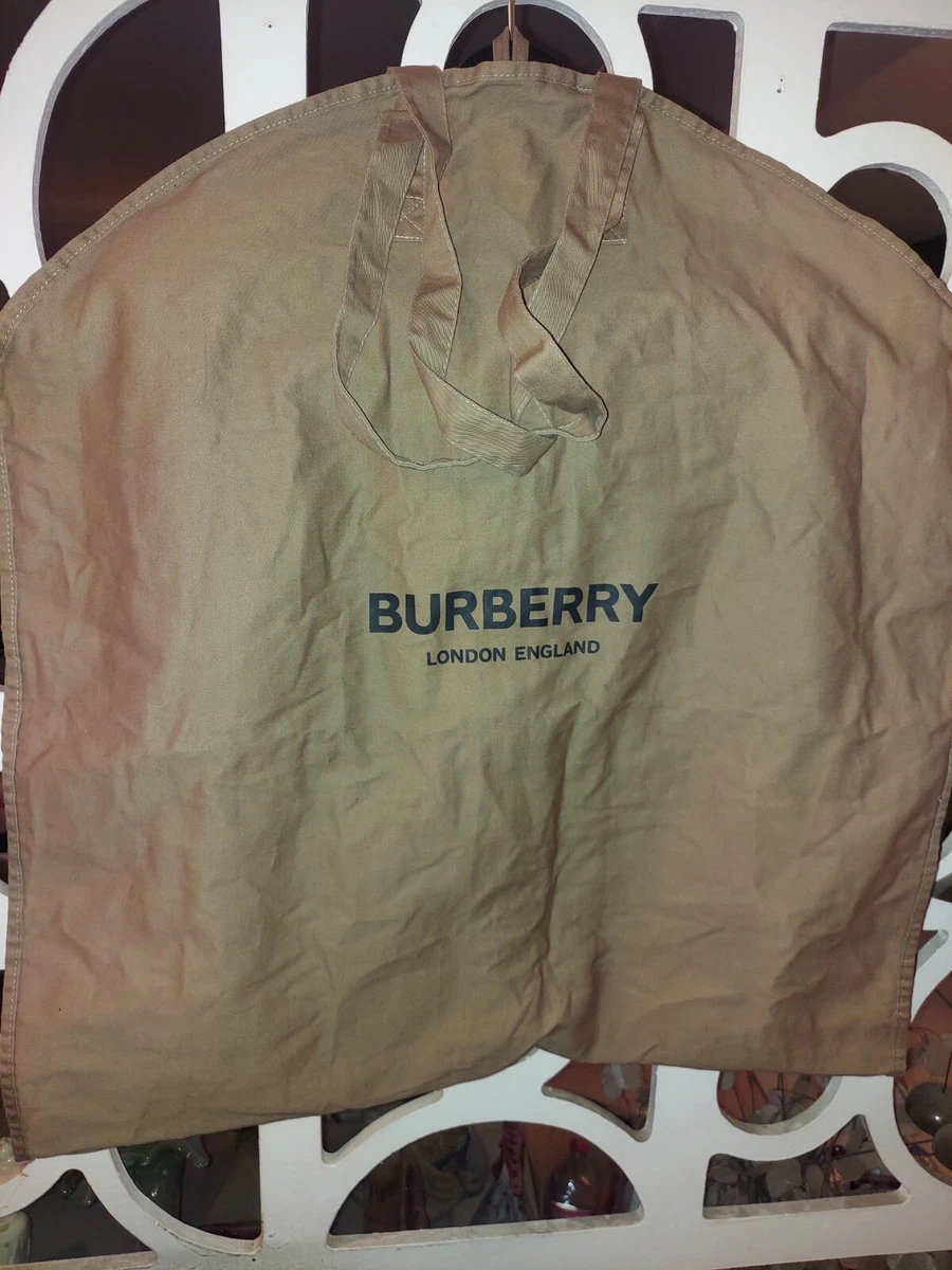 Burberry Garment Bag Suit Cover Tan Recycled Polyester Logo Zip Handles Travel Burberry | Bags | Burberry Garment Bag Suit Cover Tan  main image 2