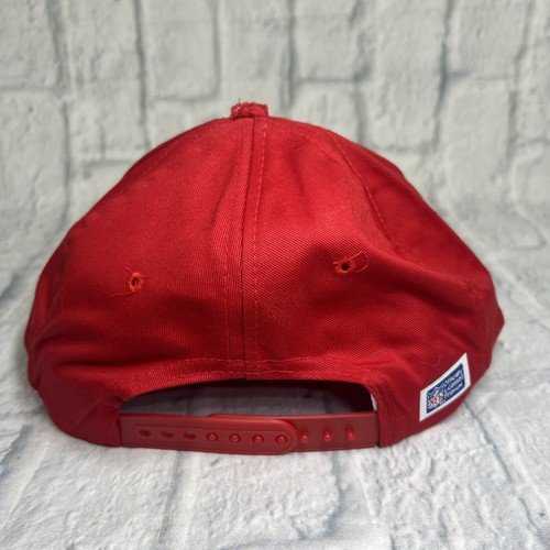 Vintage 90s Team NFL by AJD Red New England Patriots SnapBack - Picture 8 of 8