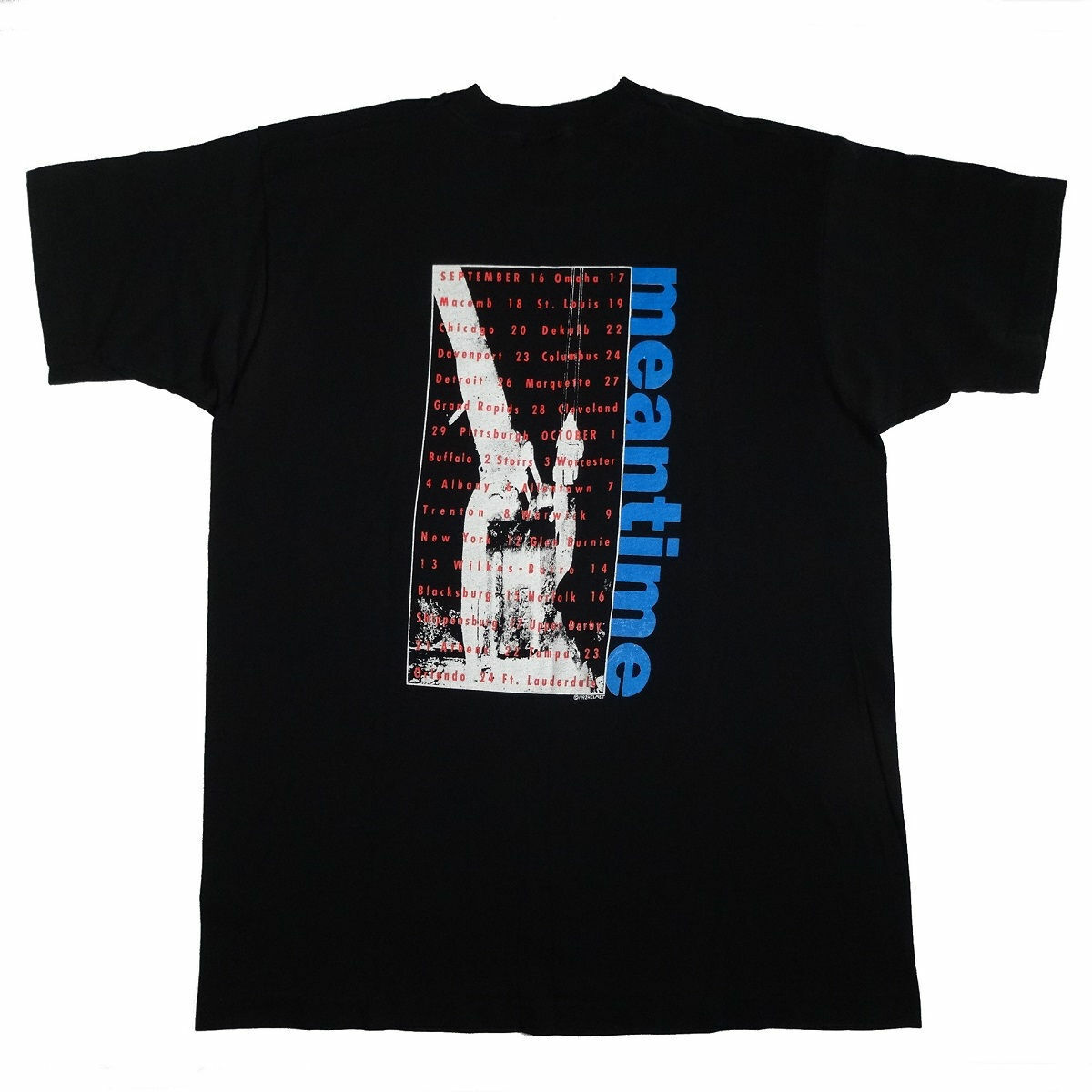 Vintage 90s Helmet T Shirt Meantime Concert Tour 1992 Amrep Vintage 90s Helmet T Shirt Meantime Concert Tour 1992 Amrep