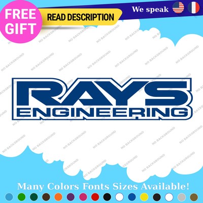 Fits Wheels Rays Engineering Stickers Vinyl Decal Volk Racing JDM Aluminium Club