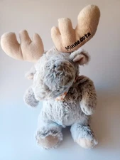 Minnesota Moose Stuffed Animal Souvenir Plush With Gingham Check Bandana 2020