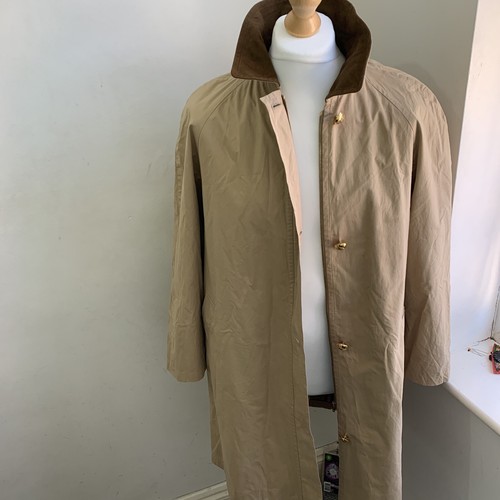 ABRIGO CORTO DE PRIMAVERA BURBERRYS LONDON HOMBRE TALLA 38 BEIGE TRINCH CON NOVA LÍNEA DE VERIFICACIÓN - Imagen 12 de 12