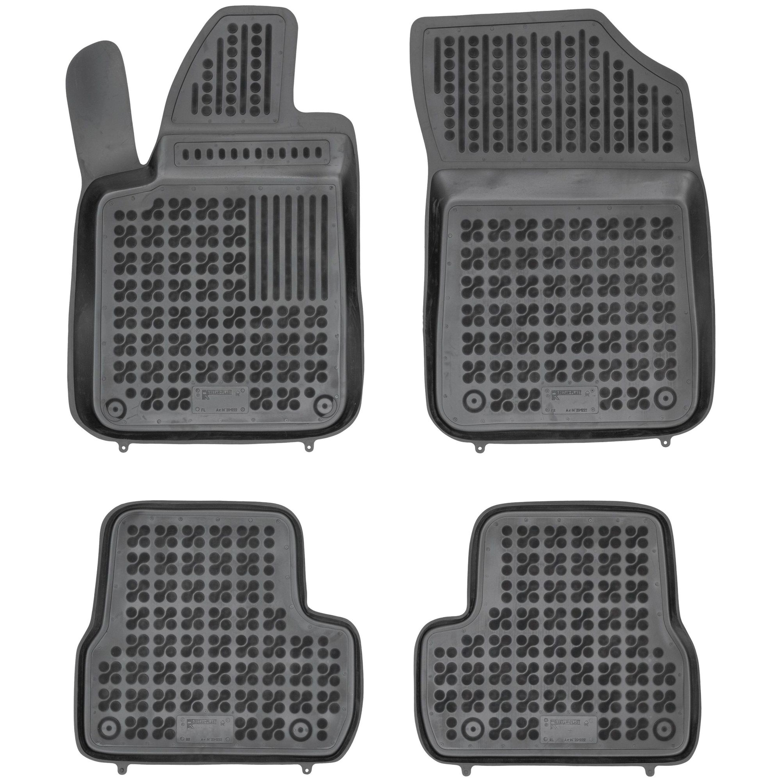 Tapis de sol caoutchouc DS3 Rezaw-Plast anti-boue fini l'usure de la moquette auto