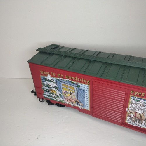 PIKO #38841 Christmas Boxcar Reefer 2014 SOLD OUT G Scale - Picture 6 of 13
