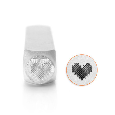 ImpressArt Patchwork Herz Design Stempel Metall Stanzen Schmuck Basteln 6mm