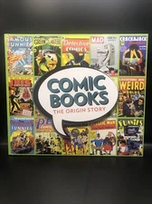 Comic Books The Orgin Story Hardcover Book History Artwork Artists