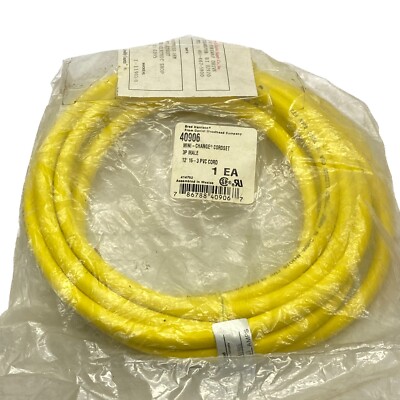 NIB Brad Harrison 12  Mini-Change Male 3P 16-3 PVC Cordset 40906 103002A01F120