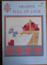 Designs by Gloria & Pat Cross Stitch Booklet #59  "Hearts Full of Love"