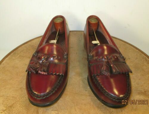 Vintage Dexter Dimpled Brown Leather Wingtip Shoes Mens Size  display picture 1