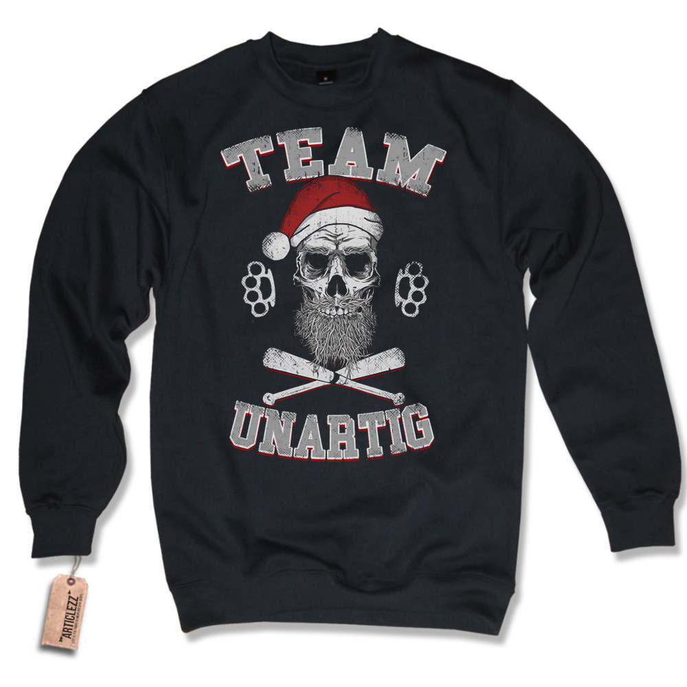 christmas skull jumper