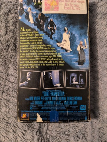 Young Frankenstein Mel Brooks Gene Wilder VHS 1999 - Picture 2 of 3