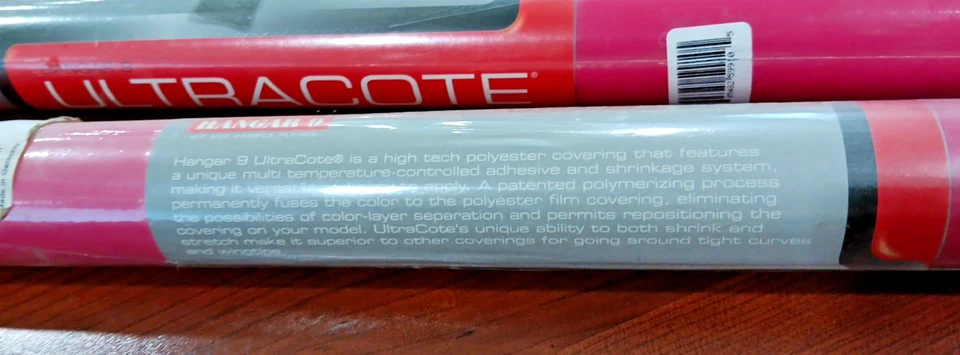 Hangar 9-Ultracote Multi-Temp Thermal Shrink Covering ~NIP!~ HANU867 -Deep Pink - Image 2 of 4