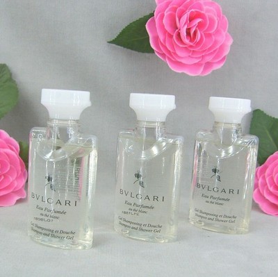 BVLGARI Eau Parfumee Au the Blanc Shampoo and Shower Gel 120 ml   (3 x 40 ml)