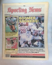 The Sporting News Magazine Nov 30 1987 Oklahoma Sooners Emmitt Smith Marlboro