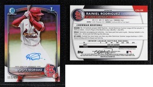 2025 Bowman Chrome Prospect Auto Refractor /499 Rainiel Rodriguez #CPA-RR Auto