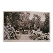 Cadbury Chocolate Girls Grounds Factory In a Garden Postcard c.1920s