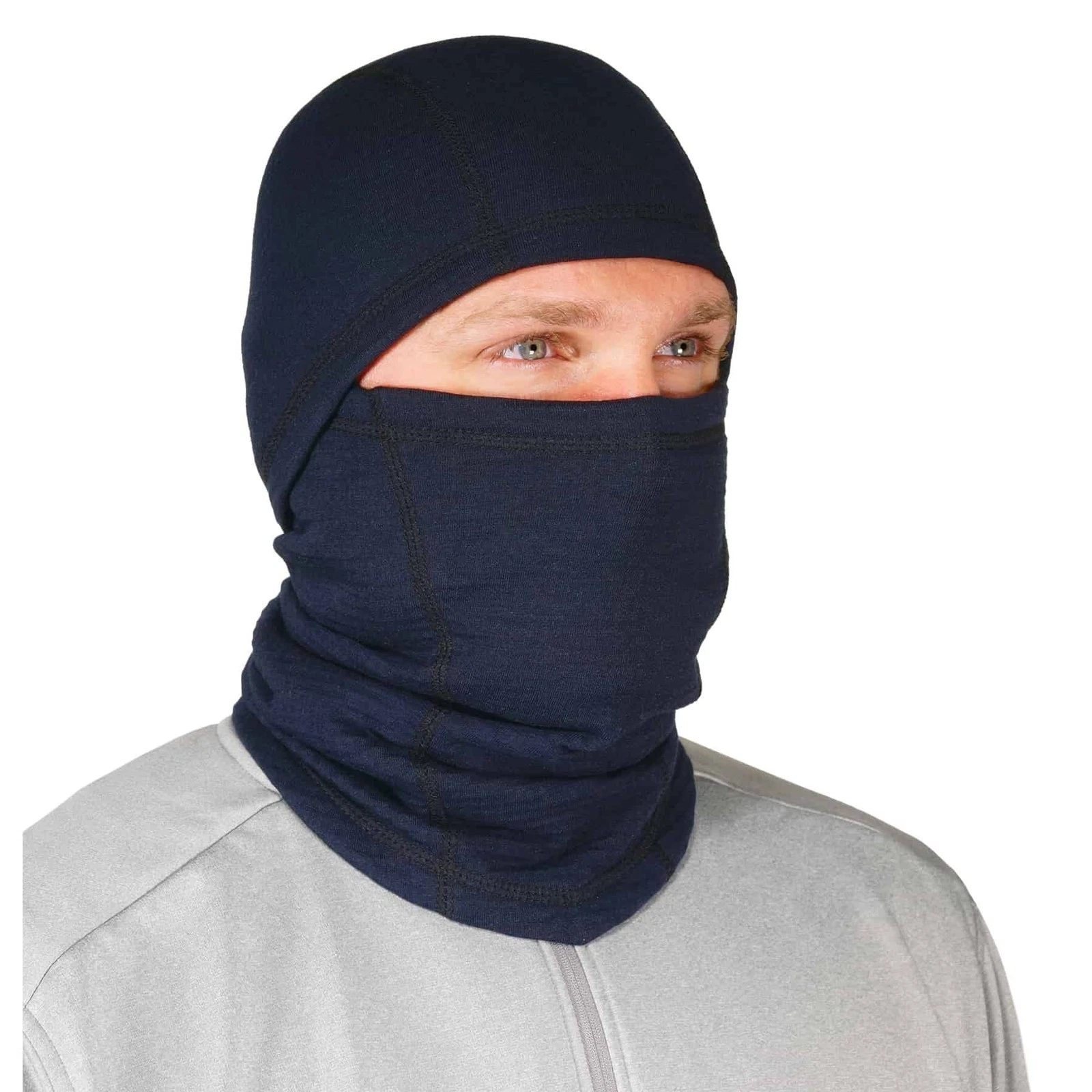 Winter Balaclava Fire Resistant Polartec FR Power Grid Fleece - ARC Rated CAT 2