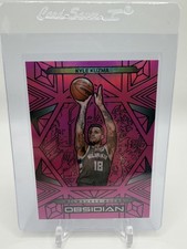 Card: 2024-25 Panini Obsidian Kyle Kuzma #130 Electric Etch Pink Flood /49