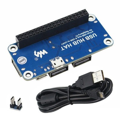 5V Durable 4 Expansion Port USB Hub USB to UART Debugging for Raspberry Zero/W