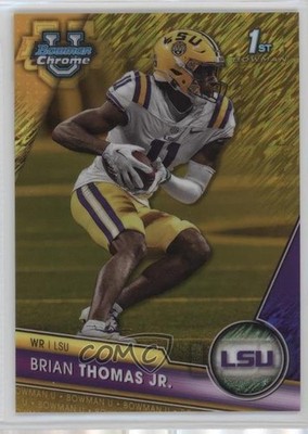 2023 Bowman U Chrome Gold Shimmer Refractor 41/50 Brian Thomas Jr #8 ni4
