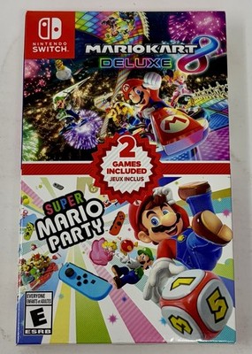 Nintendo Switch SUPER MARIO PARTY & MARIOKART 8 DELUXE Nintendo Switch Mario Kart 8 Deluxe Bundle with 12-Month Online