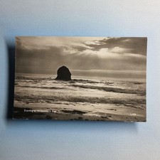 Bude Postcard C1950 Real Photo Cornwall Widemouth Bay Beach