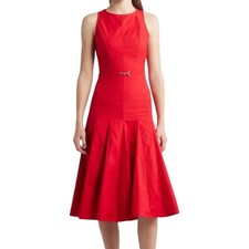 New En Saison Clarisse Belted Midi Dress