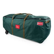 TreeKeeper Big Wheel No Drag Super Duffel Bag: Zippered Polyester Storage with