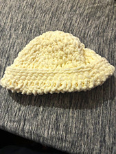 White Knit Beanie Hat, One Size, Unisex Baby  Toddler, Solid, Casual