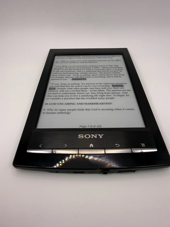 Sony PRS-T1 Touch Edition eReader 2GB 6 inch with SD Card Slot - Image 4 of 4