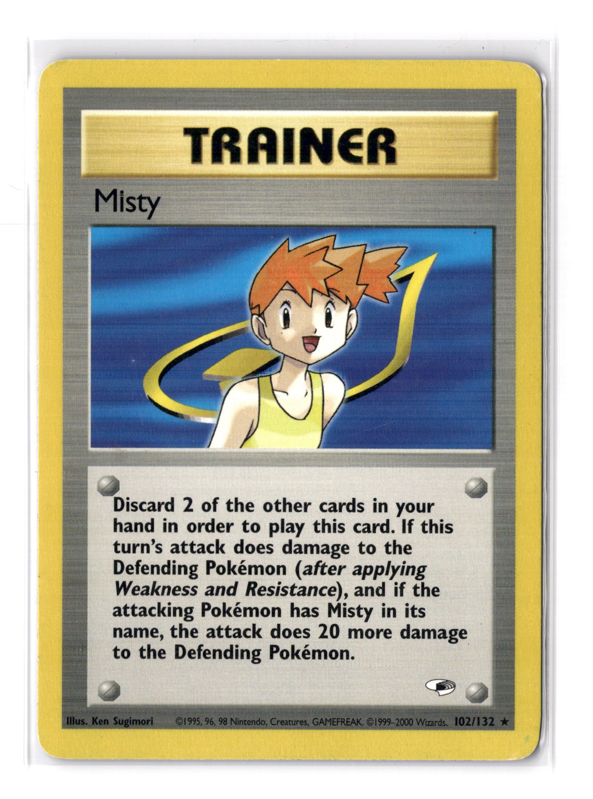 Misty (102) Rare Gym Heroes 102/132 NM