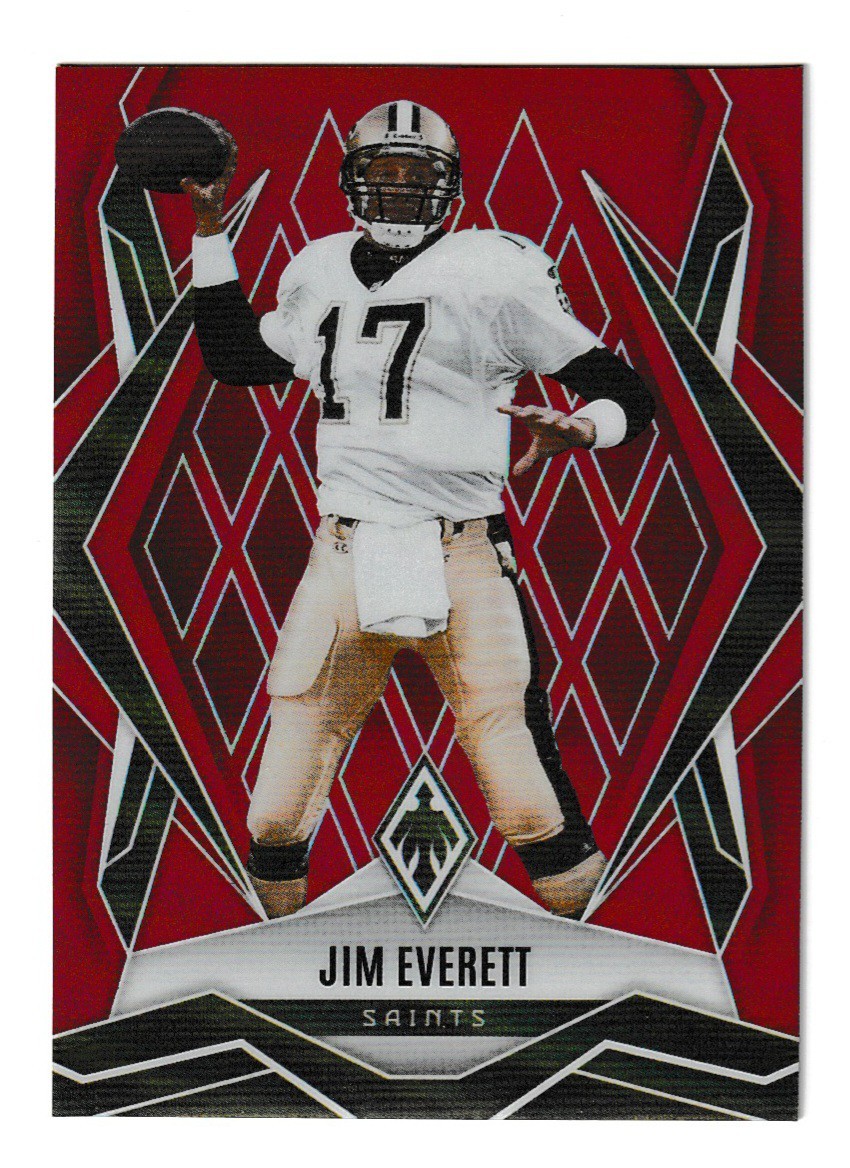 Jim Everett 2025 Phoenix Seismic Red #d /99 card #141 New Orleans Saints 