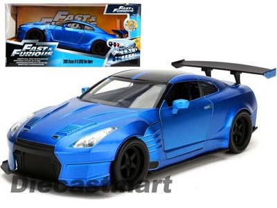 JADA 1:24 BRIAN'S 2009 NISSAN GTR R35 BLUE BEN SOPRA 