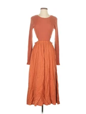 GiGio Women Orange Casual Dress S