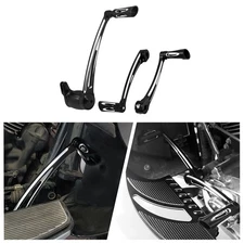 Black Brake Arm Shifter Lever Pegs For Harley Touring Road King Glide 2014-2023
