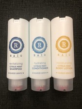 3~Bottles Raio Citrus Mint Shampoo, Conditioner, Body Lotion 12.17 oz~ New