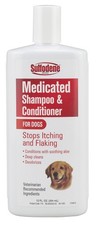 Sulfodene Medicated Shampoo  Conditioner for Dogs 12 oz Bottle - 2 Pack
