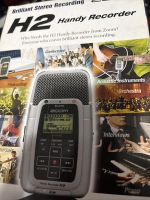 Zoom H2 Handy Recorder Portable Digital Stereo Microphone 1G Memory Card