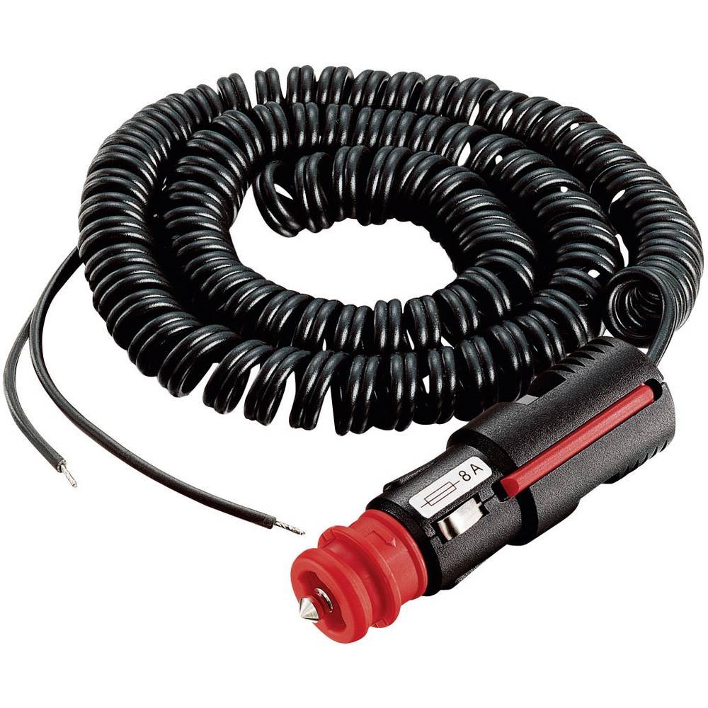 Cordon allume-cigare mâle spiralé ProCar pour remplacer un câble emmêlé