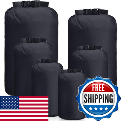 Glicraft 6 Pcs Waterproof Dry Bag Sack Lightweight Outdoor Dry Bags 35 L 20 L