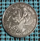 1967 Krewe of OKEANOS / Songs of Famous Riv .999 FINE SILVER Mardi Gras doubloon