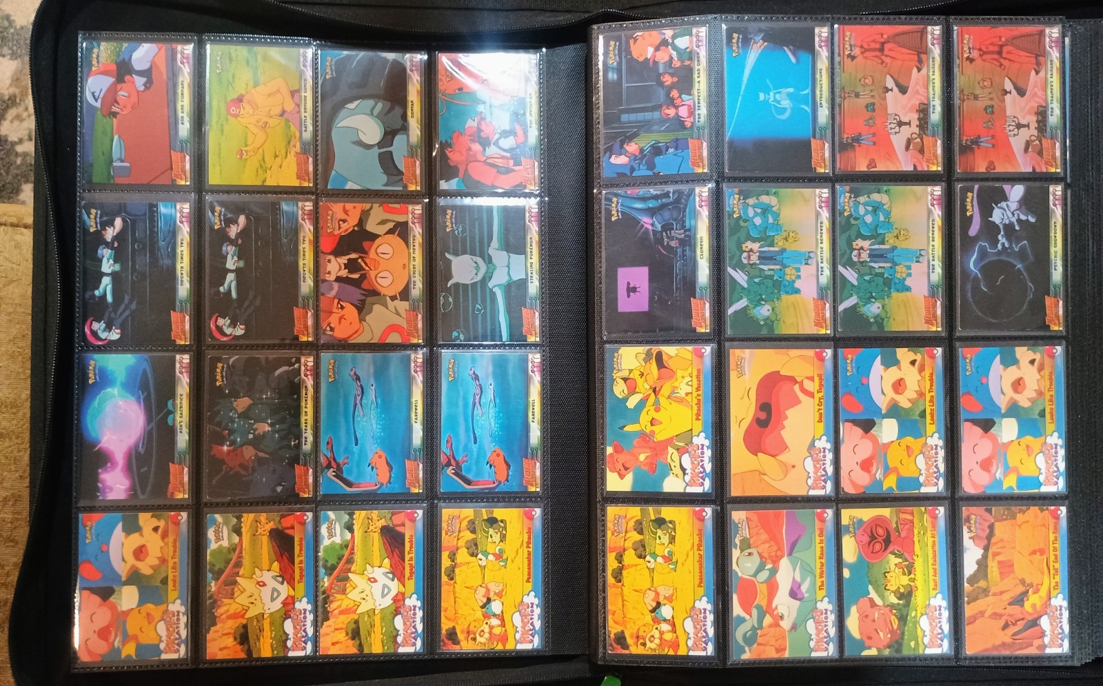 Juego de películas Pokemon 1999 Topps 1-63