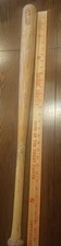 Vintage Wooden Baseball Bat 33"