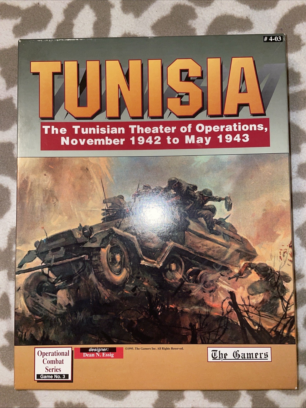 1995. The Gamers.  Tunisia.  Mint. Unpunched. Complete.
